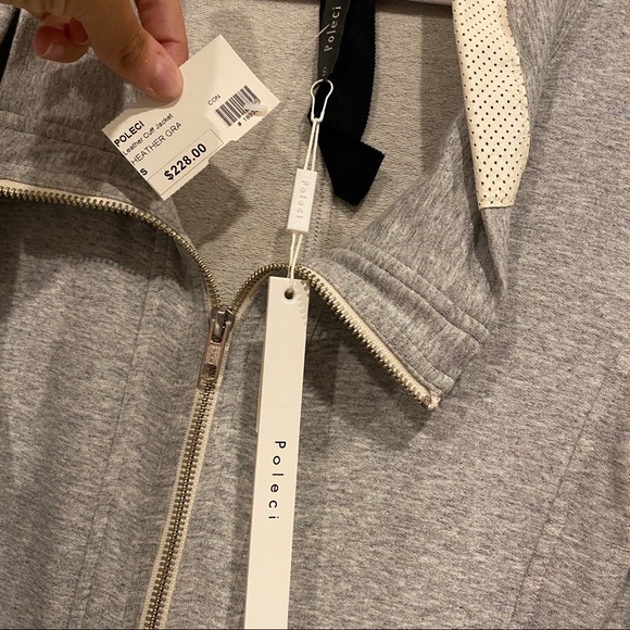 Poleci leather cuffed jacket and maxi skirt set - Picture 4 of 7